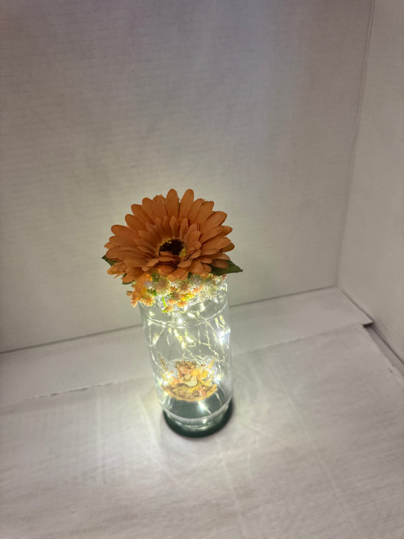 Fairy lit jar
