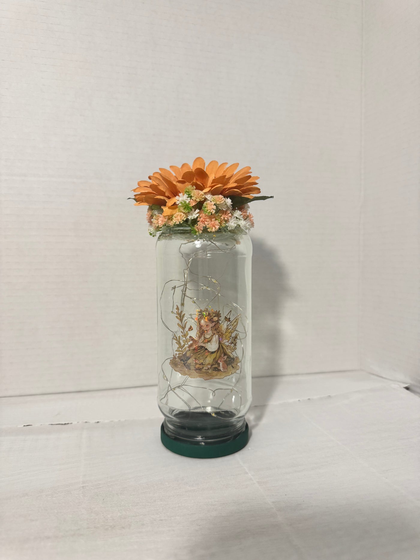 Fairy lit jar