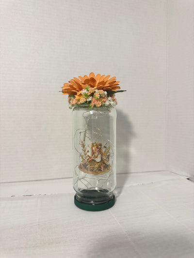 Fairy lit jar