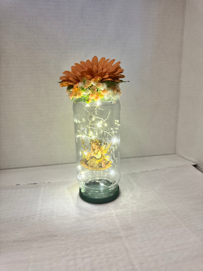 Fairy lit jar