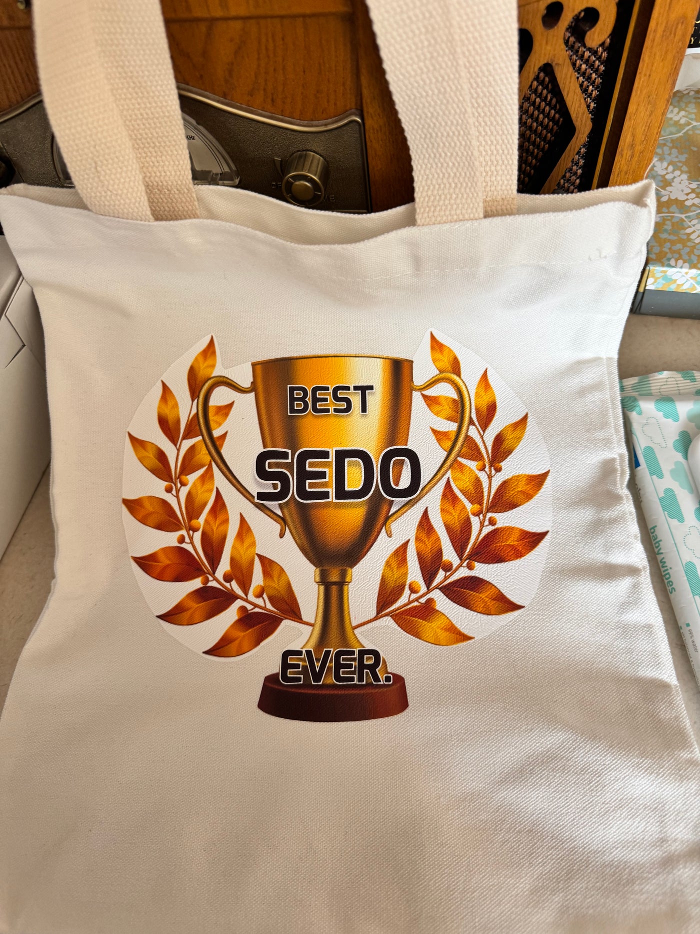 Personalized medium canvas bag